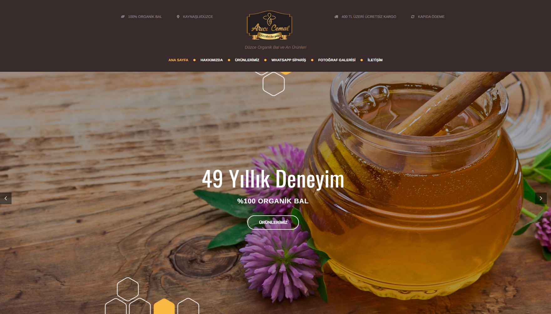 Arıcı-Cemal-Web-Site-Ekran-Görünütüsü