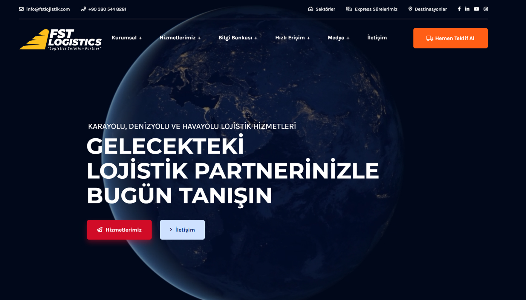 Fst-Lojistik-Web-Site-Ekran-Görünütüsü