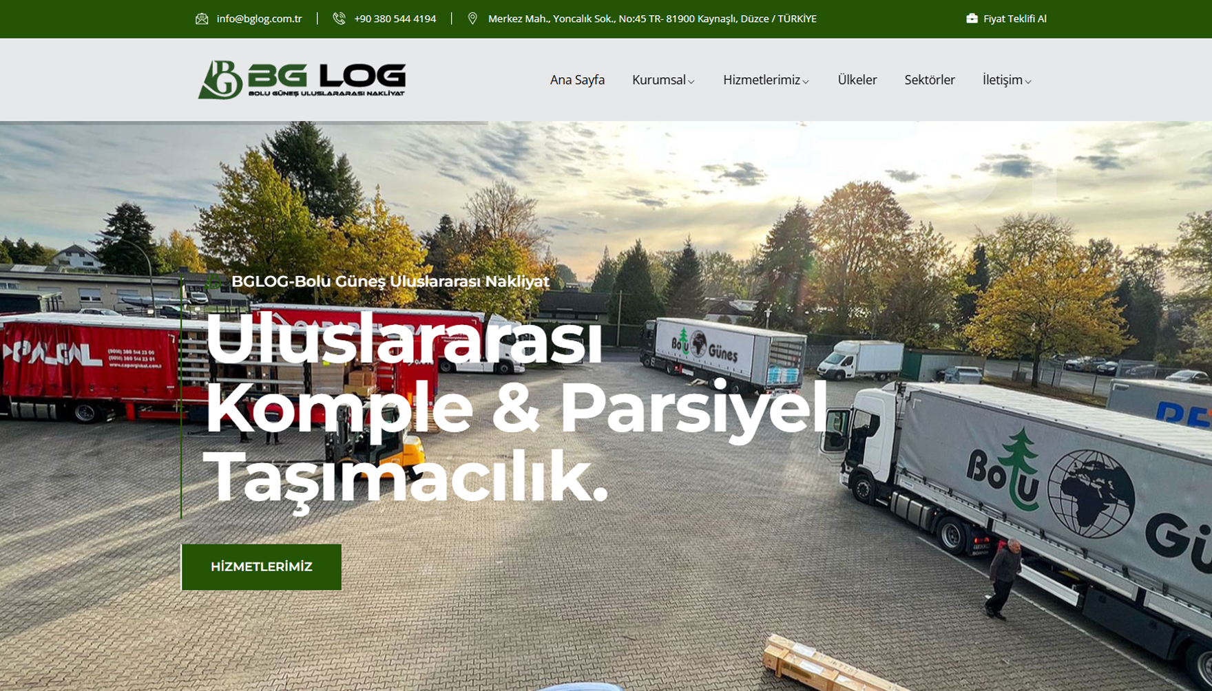 Bglog Web Site Ekran Görüntüsü