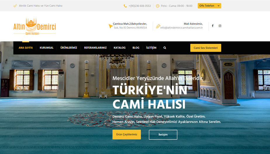 Altın Demirci Cami Halısı